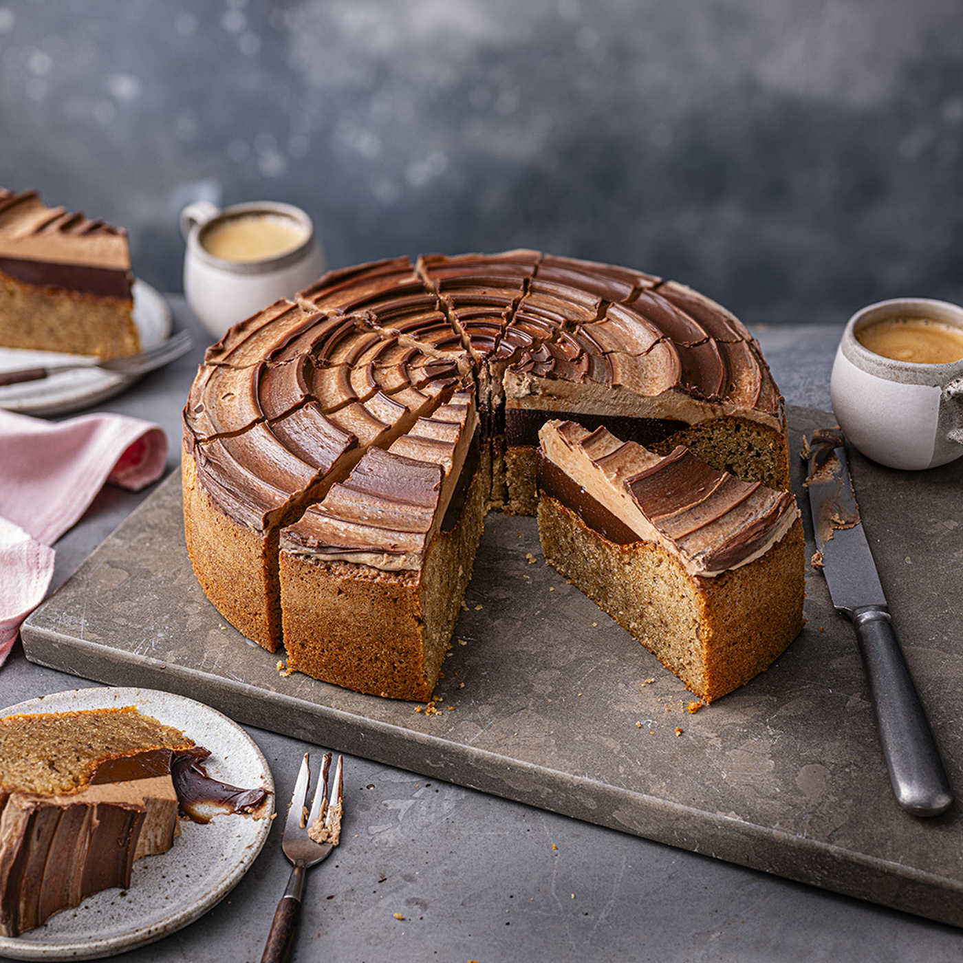 Chocolate Hazelnut Slump Cake